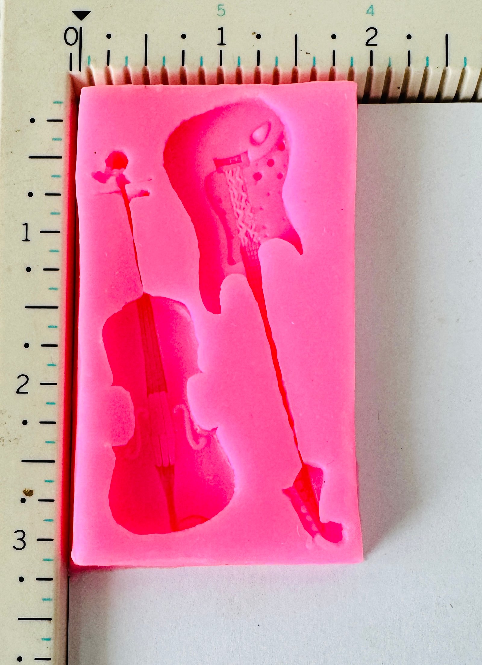 Musical Instruments Silicone Mould (Violin & Guitar)