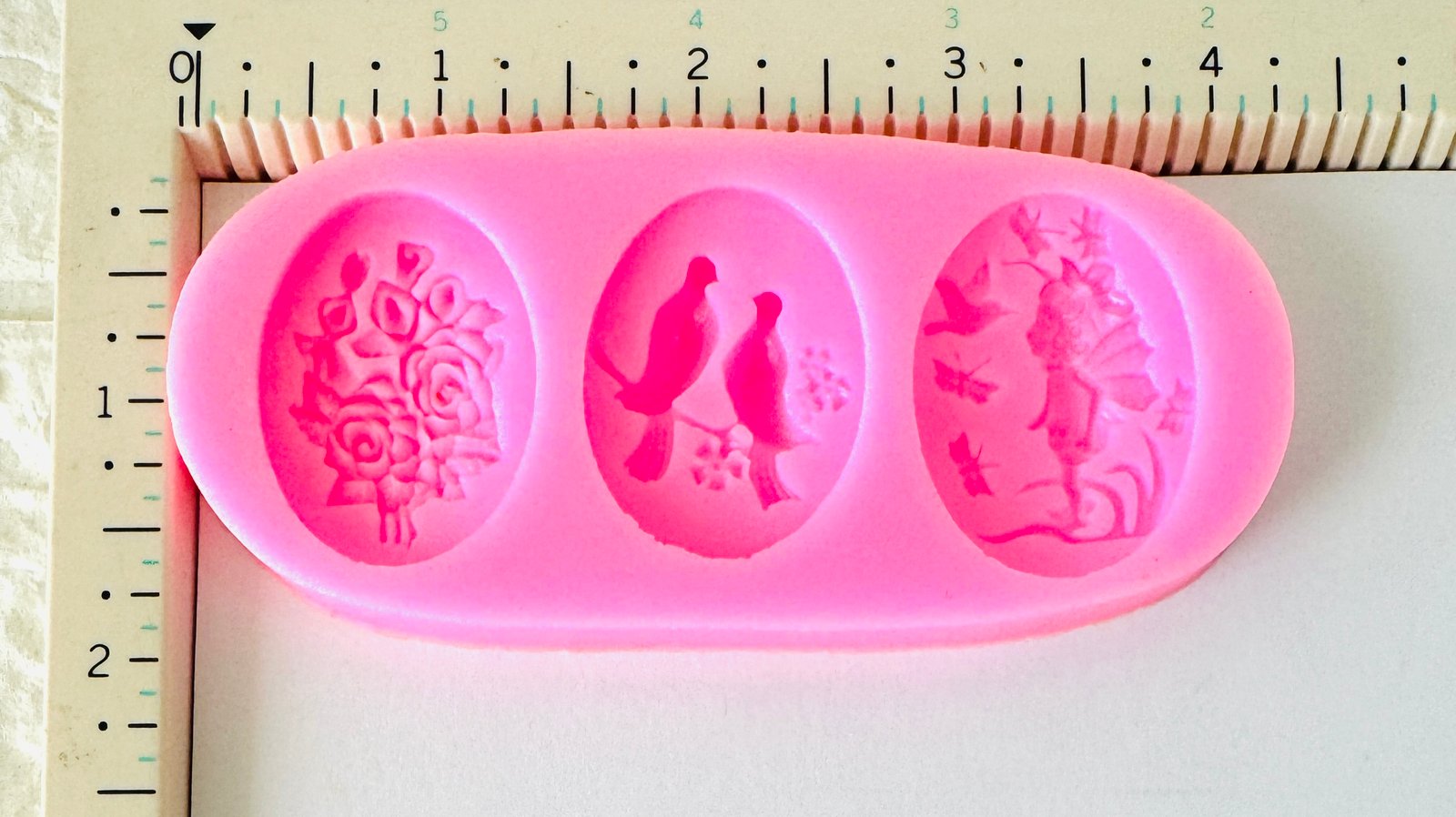 Oval Cameo Trio Silicone Mould